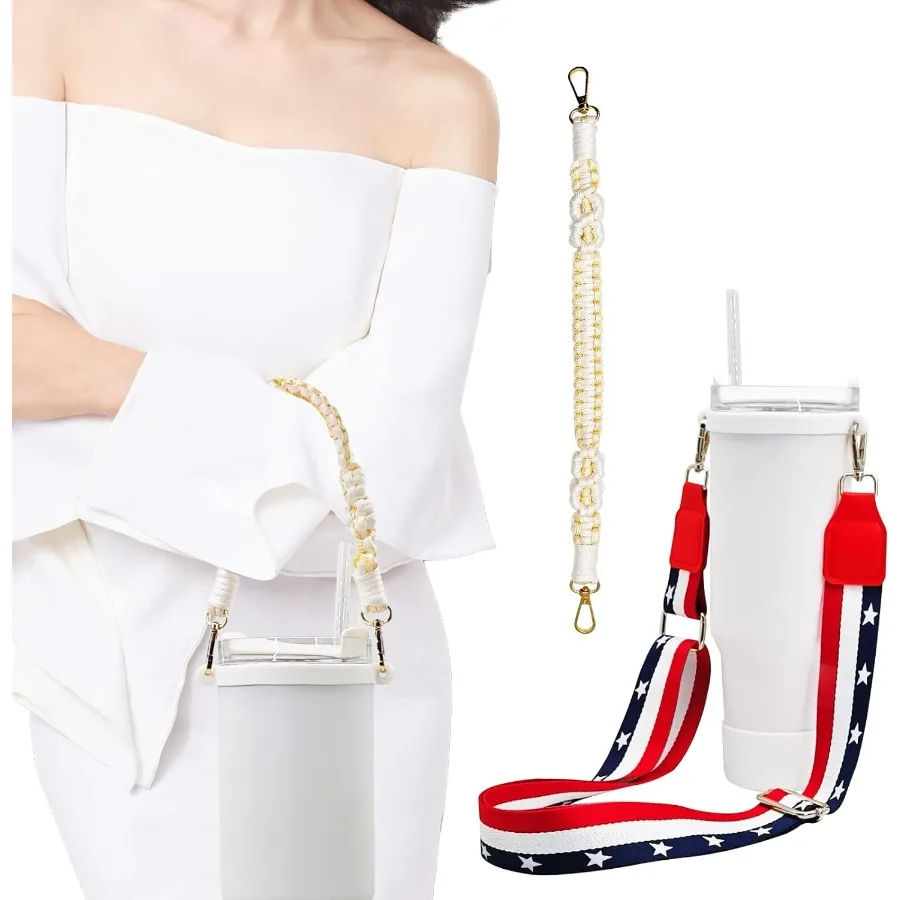 

Accessrioes for CupParacord Ручка и держатель для плечевого ремня для стакана с водой емкостью 8 унций и набор держателей.