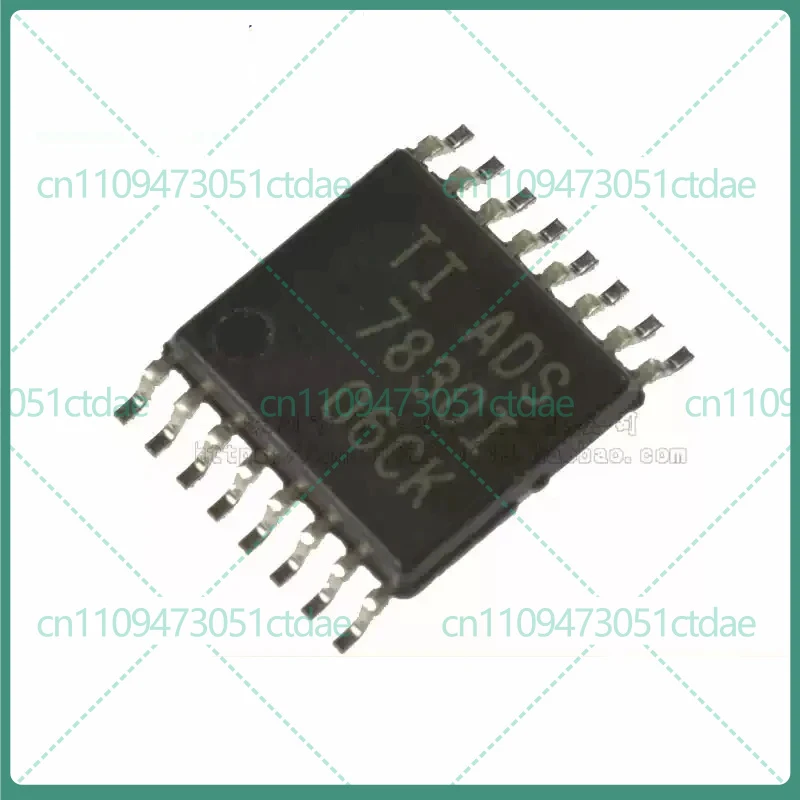 50-200pcs for ADS7830IPWR ADS7830I TSSOP-16 8Bit 8-Ch 70kSPS I2C SAR ADC IC