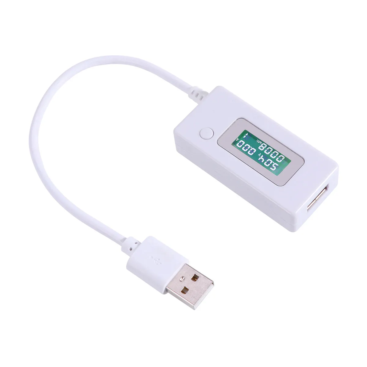 LCD Digital USB Voltage Current Tester Meter with Micro USB Interface Portable Backlit Screen for Smartphones Power Banks