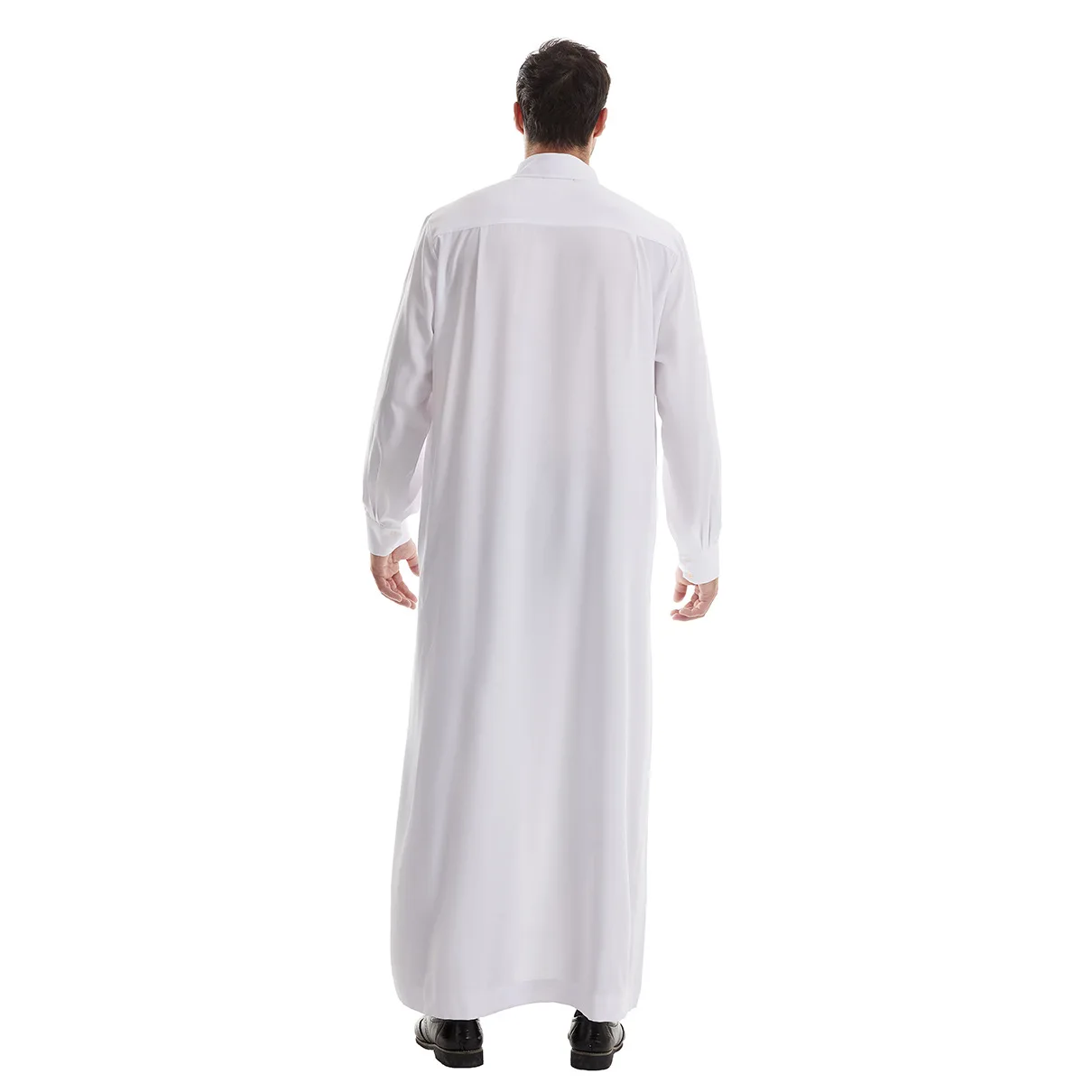 Kaftan Abaya Eid Arabisch Eid Moslim Mannen Lang Gewaad Islam Dubai Saudi Dishdasha Pocket Abayas Ramadan Traditionele Jubba Thobe