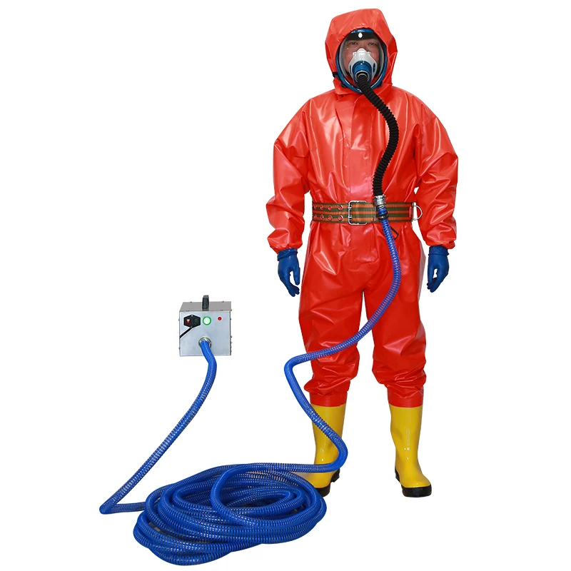 

Intelligent electric air supply air respirator, single and double multi-person long tube self-priming breathing full mask