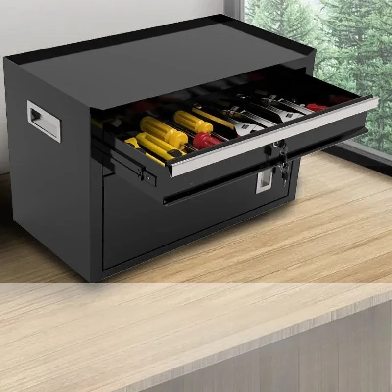 Premium Lockable Locker, Keyed Aluminum Long Handle Thickened Stage Silent Drawer Slide Office Garage