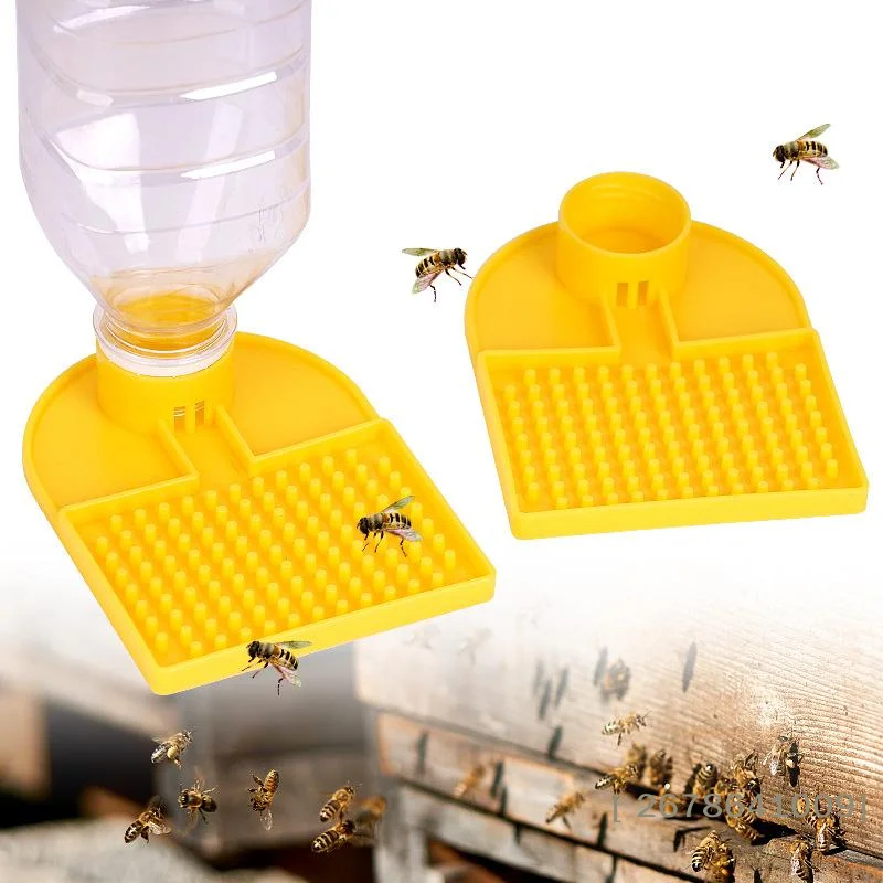 ⚑Bees Water Feeder New Design Entrance In Feeding Internal Mineral Bottle Adaptor Anti Drowning Beekeeping Supplies