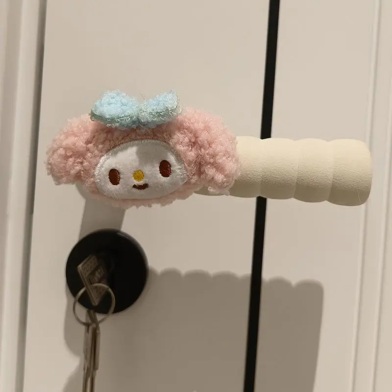 Juste de protection de poignée de porte Kawaii, Sanurgente Kuromi Hello Kitty Cinnamoroll, décoration de porte de chambre, housse de protection pendentif, cadeau