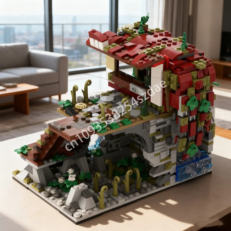 

1143 шт. MOC Bar The Wasteland Creator Experted модель строительные блоки строительные игрушки для сборки DIY кирпич Рождественский подарок для детей