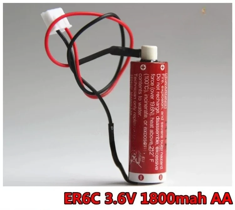 .。for Mitsubishi FX2N FX PLC lithium battery original genuine F2-40BL MAXELL ER6C AA 3.6V。. view 2