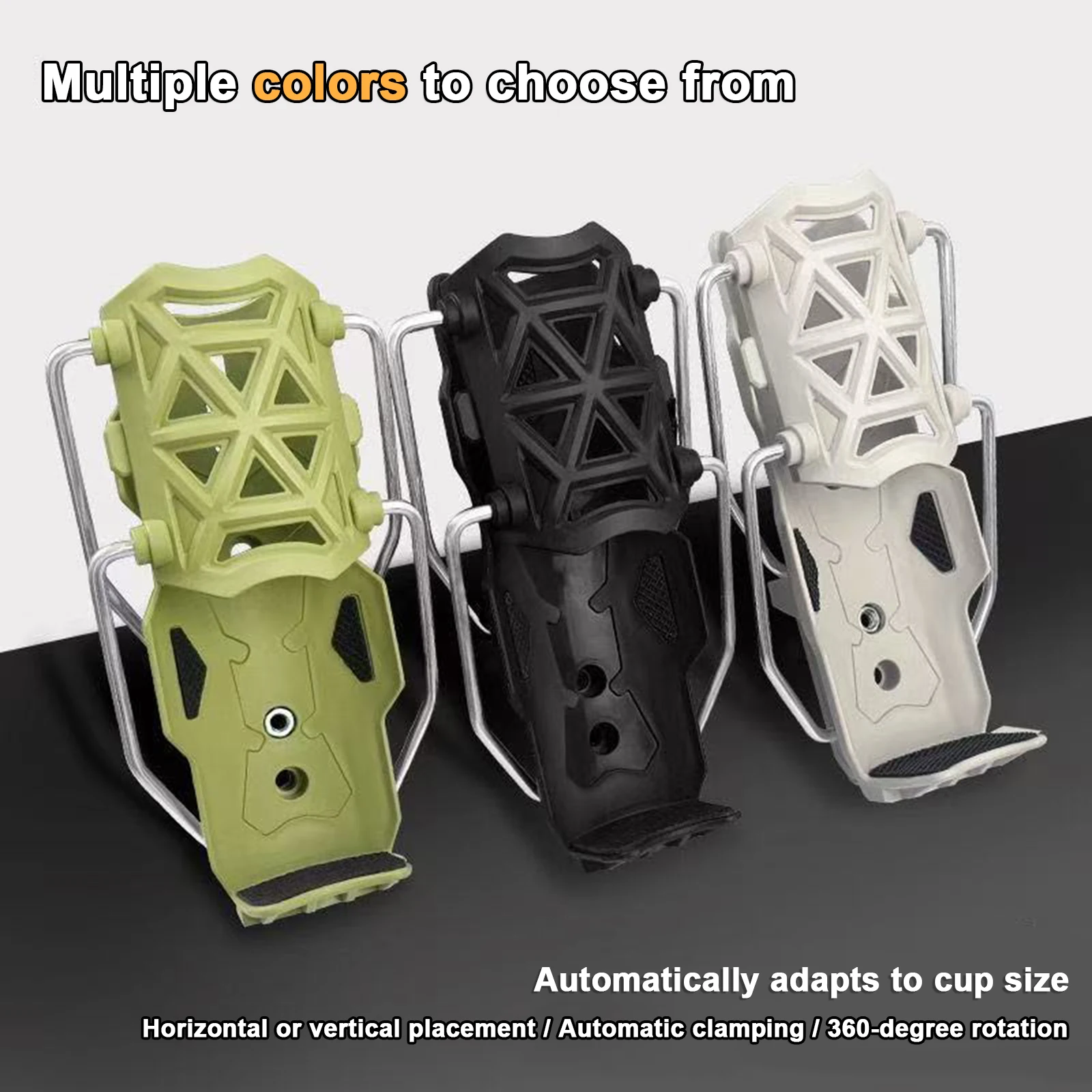 Automatic Clamp for Diameter 22-25mm Cup Motorcycle Drink Cage Cycling Bottle Holder for Bicycles Road Bikes Motorcycle Cycling