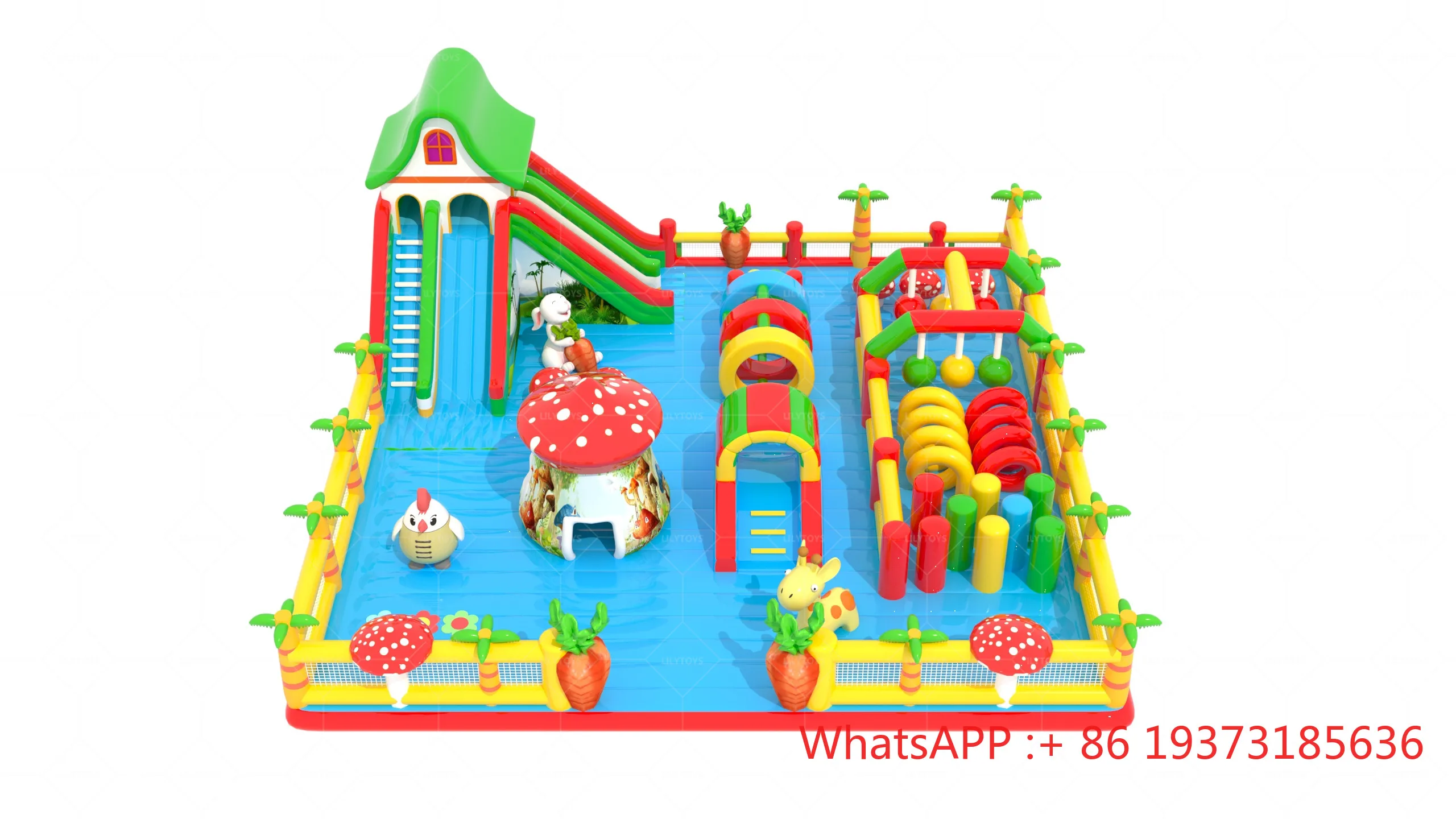 New Design Good Quality Inflatable Jumping Slide Combo Castle for Sale