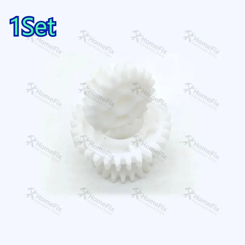 2PCS Plastic Double Gear Set Replacement Parts for Mini Bench Lathe Machine Accessories