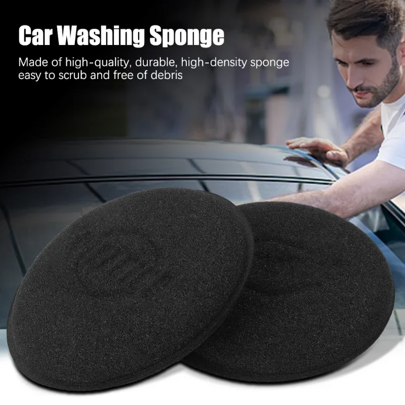 10/50Pcs Car Waxing Polish Wax Foam Sponge Applicator Pads Yellow blue Cleaning Sponge Clean Washer Washing Tools Car Cleaning