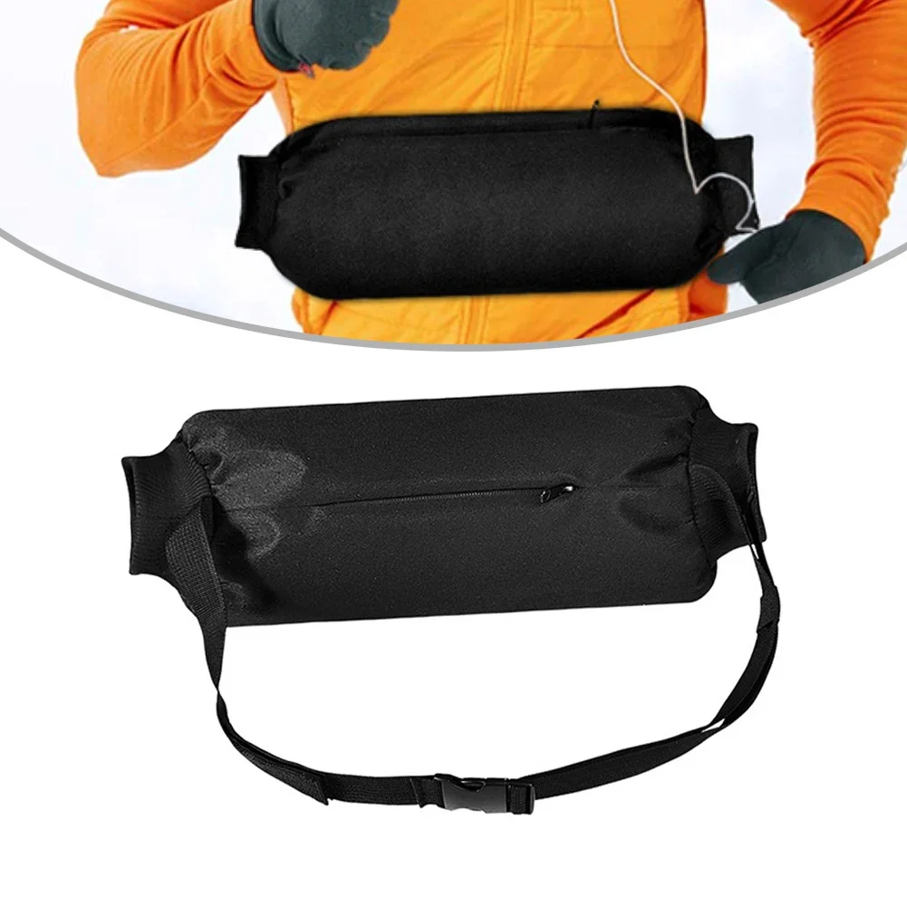 

Football Hand Warmer Pouch with Windproof Nylon Outer Layer and Fleece Interior Adjustable Strap for Convenient Sideline Use