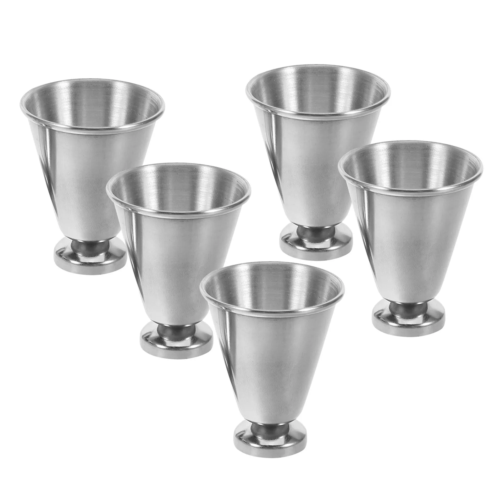 

Набор из 5 чаш для причастия из нержавеющей стали, стаканы для сока, священные чаши для церкви, религиозные принадлежности для вечеринок, подносы для причастия