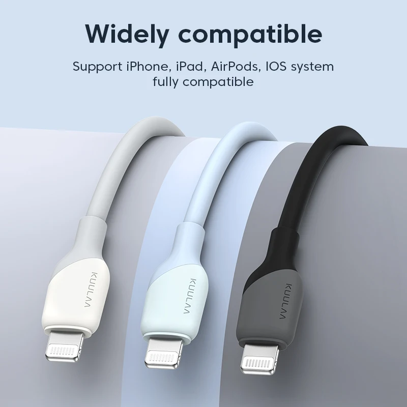 KUULAA USB C to Lightning MFI Cable for iPhone Fast Charging Cable PD 30W USB Type C For iPhone 14 13 12 12 11 Pro Max X XS XR 8