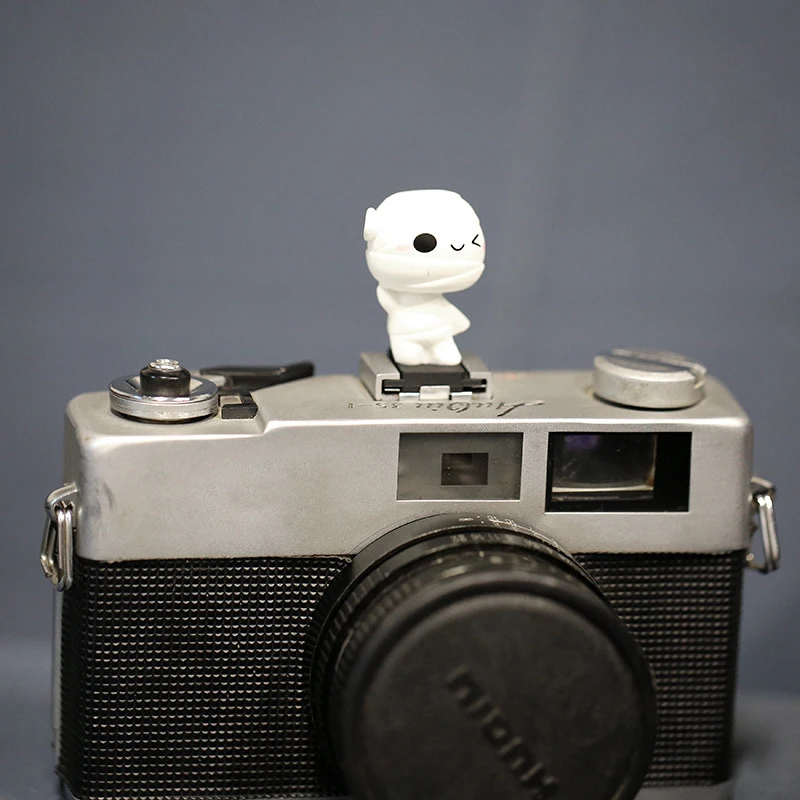 Demon tutup pelindung sepatu panas kamera SLR, penutup sepatu panas tahan debu kartun lucu fotografi