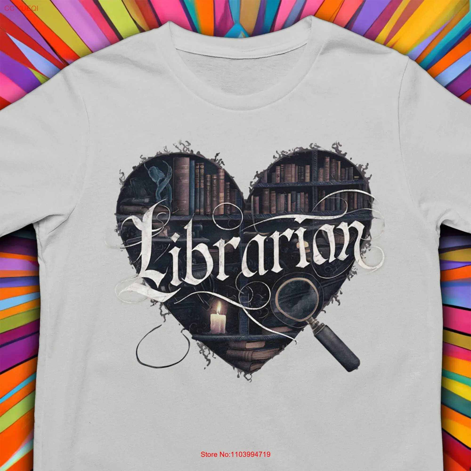 Librarian T Shirt Book Lover Rave Outfit Special For Her Back To School Dress Best Job Ever Sassy Girl