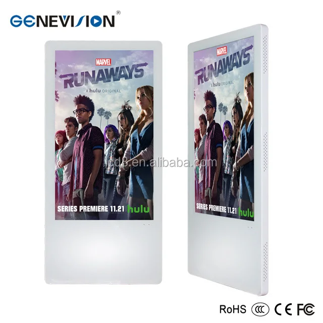 Super slim lift 18.5" 1366X768P elevator lcd monitor Lcd Display Screen elevator advertising screen