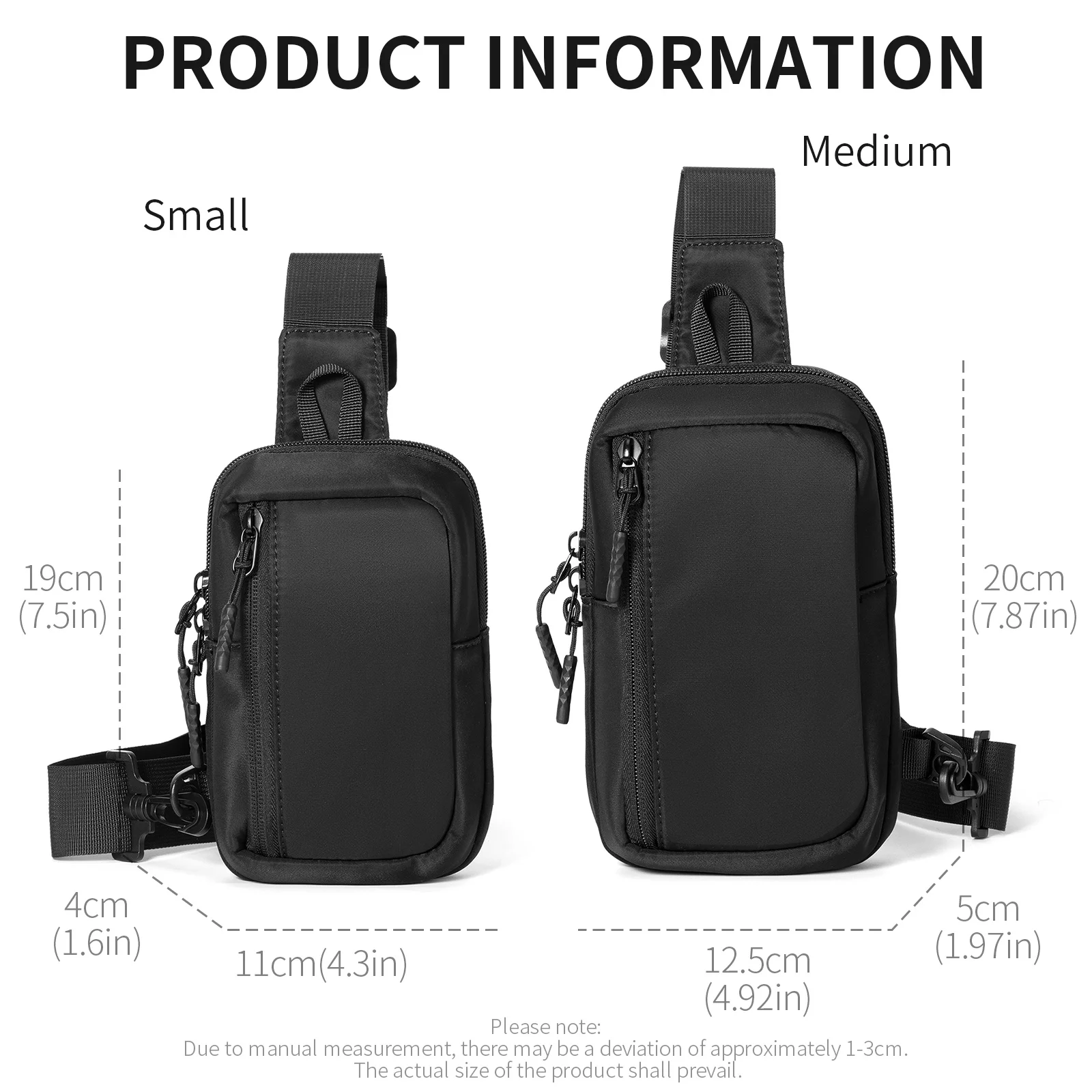 Mini Crossbody Bag Shoulder Bag for Men, Small Messenger Satchel Bag for Women Cell Phone Bag Little Purse