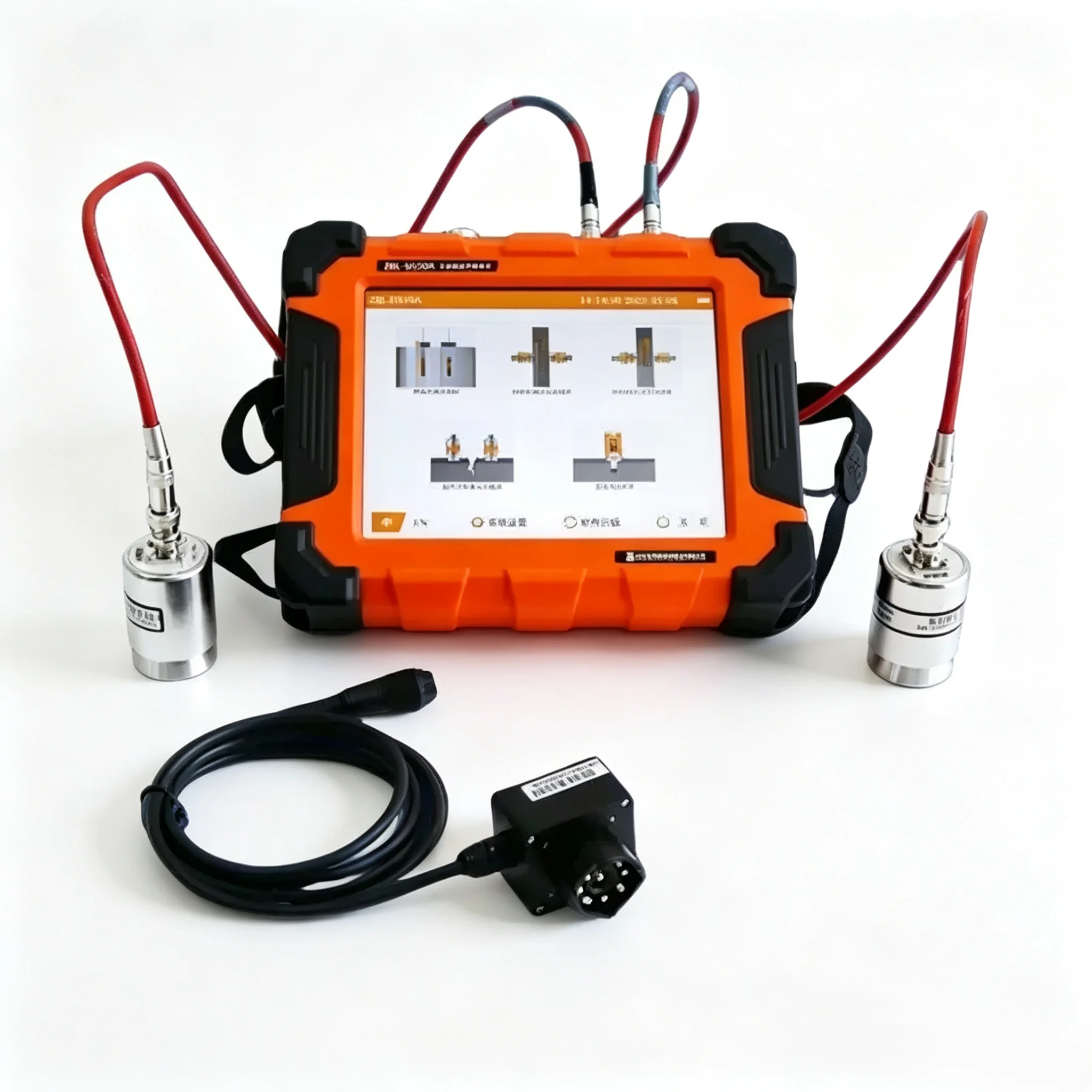 ZBL-U550C Ultrasonic Concrete Detector Non-Metal Material Crack Width Testing Equipment With CP50 Transducers