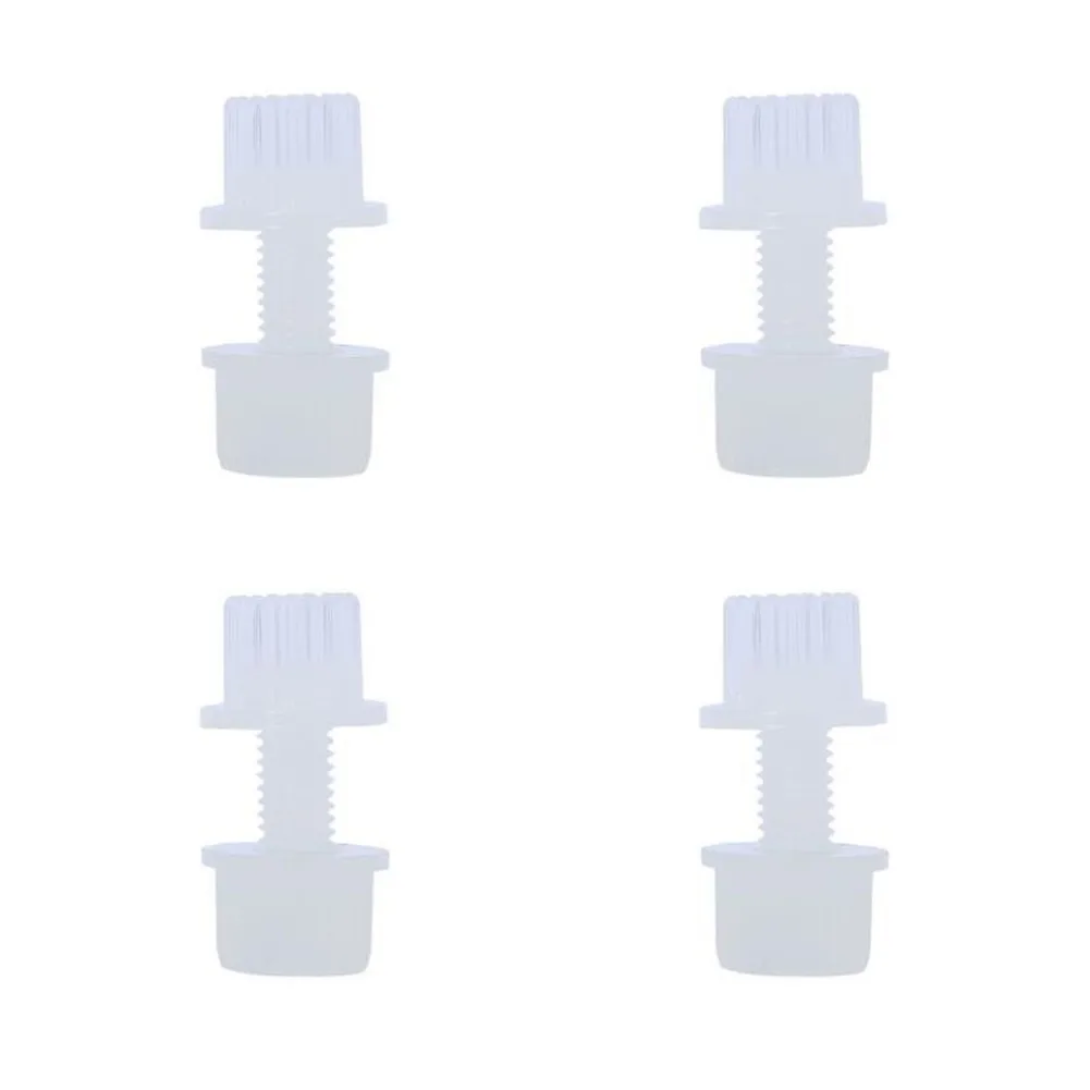 Nylon License Plate Screws M2.5x10mm Rust Resistant Black White Bolts For Boat Motorcycle Yacht Car Fastener Hardware Kit