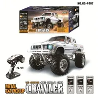 HG 1/10 Mountain Pig P407 2.4G RC Electric 4WD Crawler Pickup Off road Climbing Vehicle Adult and Children's Toy Gift