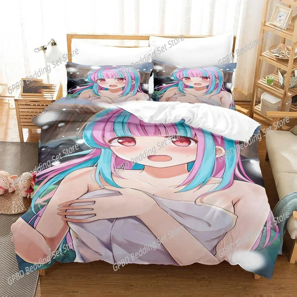 

Nyubara Reona Anime Raise A Suilen 3D Bedding Set Duvet Cover Pillowcases Single Full Queen King Size Home Decor Quilt Boys Gift