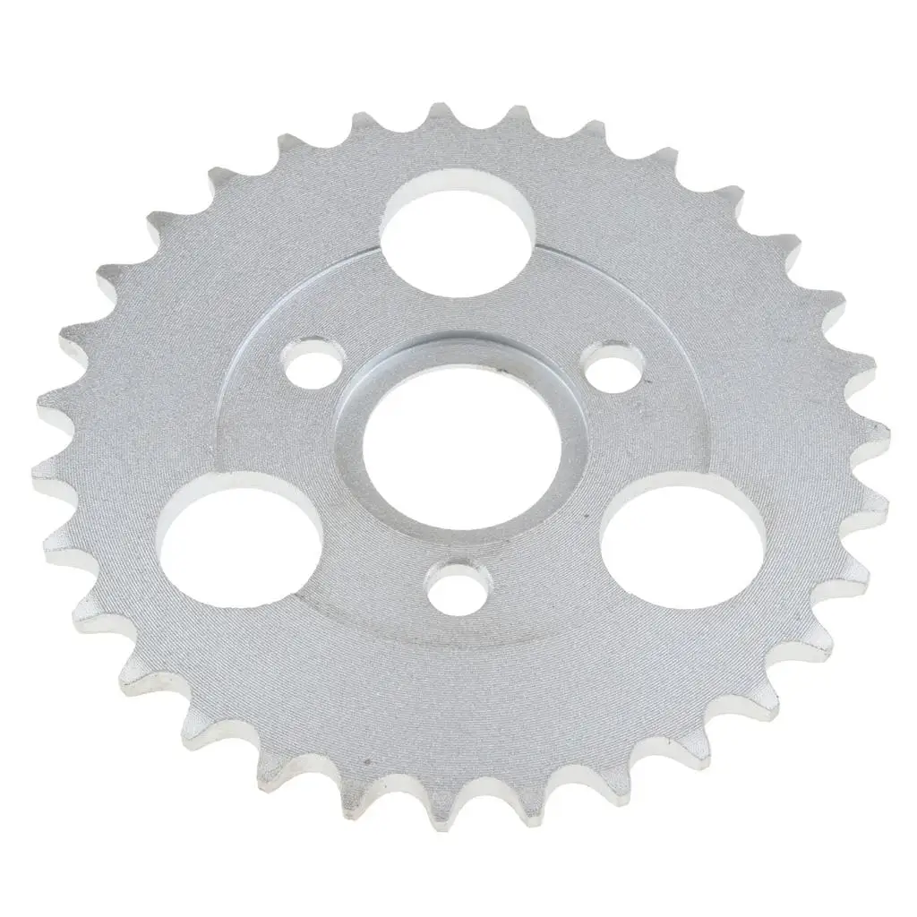 

420 Chain 110mm 31T 31 Teeth Rear Sprocket for Honda Monkey Z50 - Silver