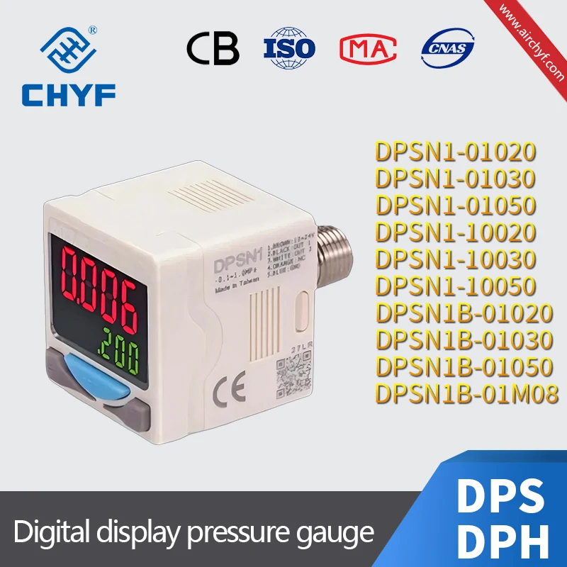 Airtac original Pneumatic DPS DPH Series Digital Display Pressure Sensor DPSN1-01020 DPSN1B-01030 DPHN2B-10030