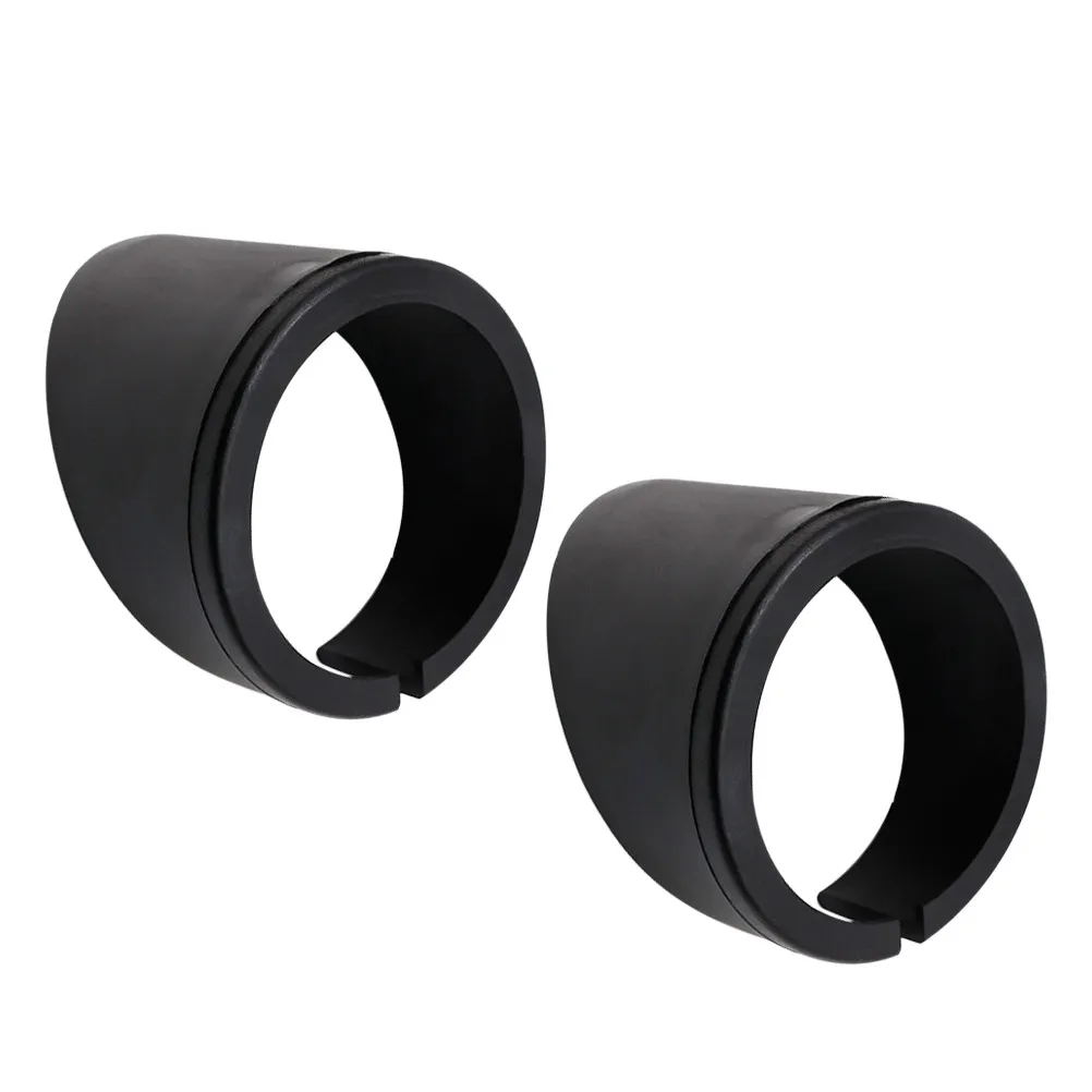

2Pcs Universal Car Gauge Hood Meter Pod Single Hole Sunshade Cover Plastic Dashboard Holder Automotive Gauge Protector