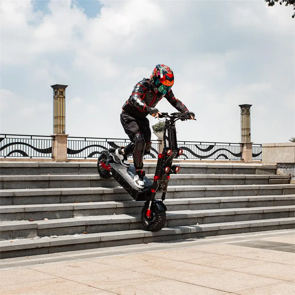 Obarter X7 14 "10000 واط/8000 واط بطارية قابلة للإزالة قابلة للطي سكوتر كهربائي 240 كجم طويلة المدى على الطرق الوعرة الدهون الإطارات trottinette électrique الكبار #3