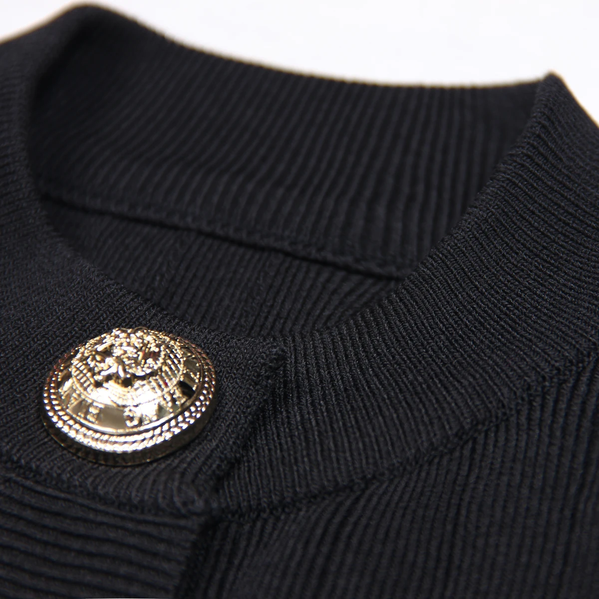 SML Three Colors High Quality Fashion Solid Elastic Knitted Fabric Pocket Button Decoration Short Sleeve Casual Women\'s Cardigan