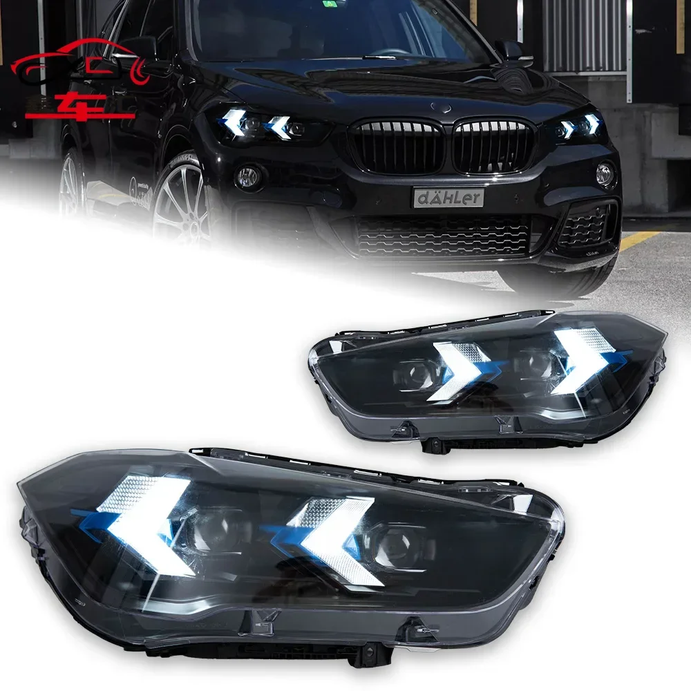 

Car DRL LED Headlight Light Assemblies For BMW X1 F49 F48 2014-2019 Auto Fog DRL Brake Turn Signal Lamp Plug and Play