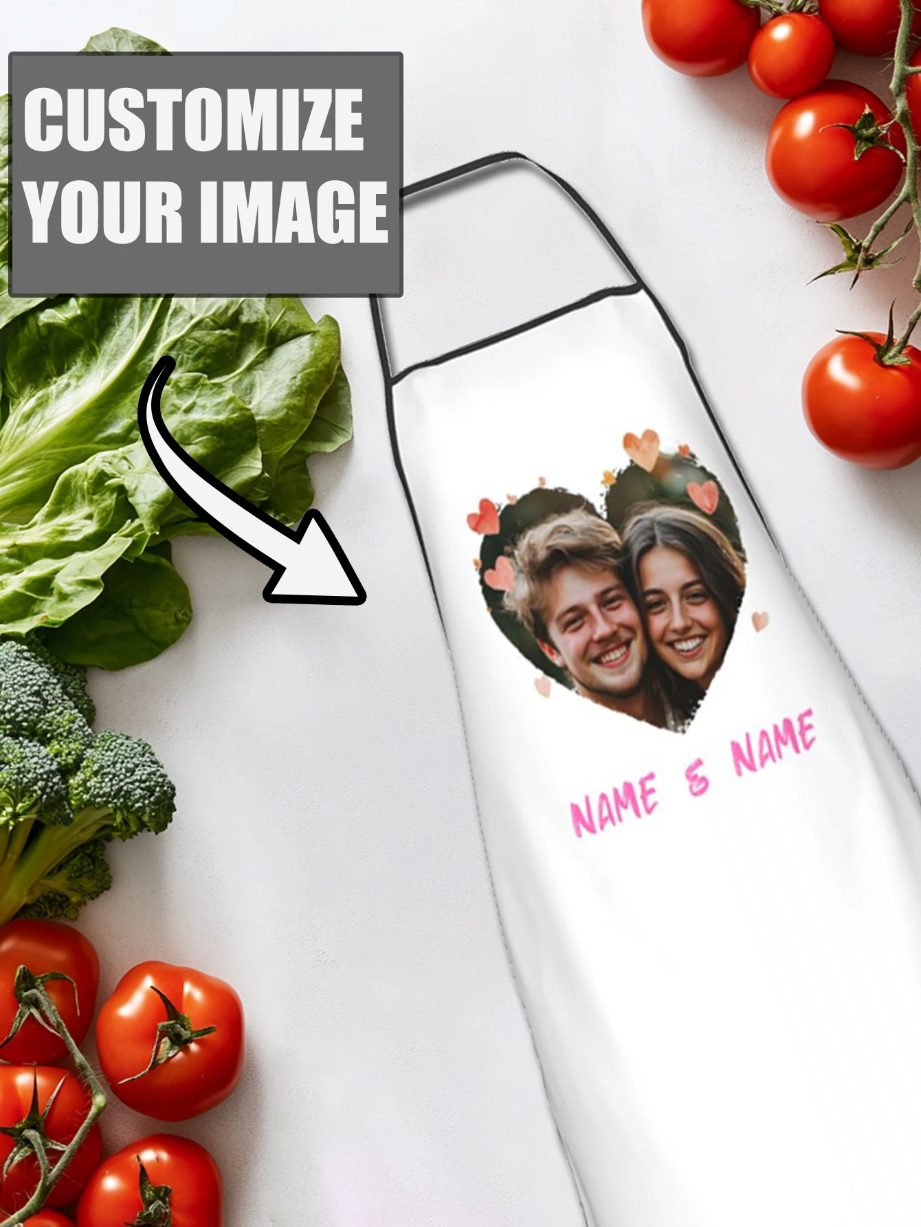 مخصص طباعة النص الرجال المطبخ المئزر التوقيع مآزر المطبخ المنزل الخبز الملابس عيد ميلاد سعيد