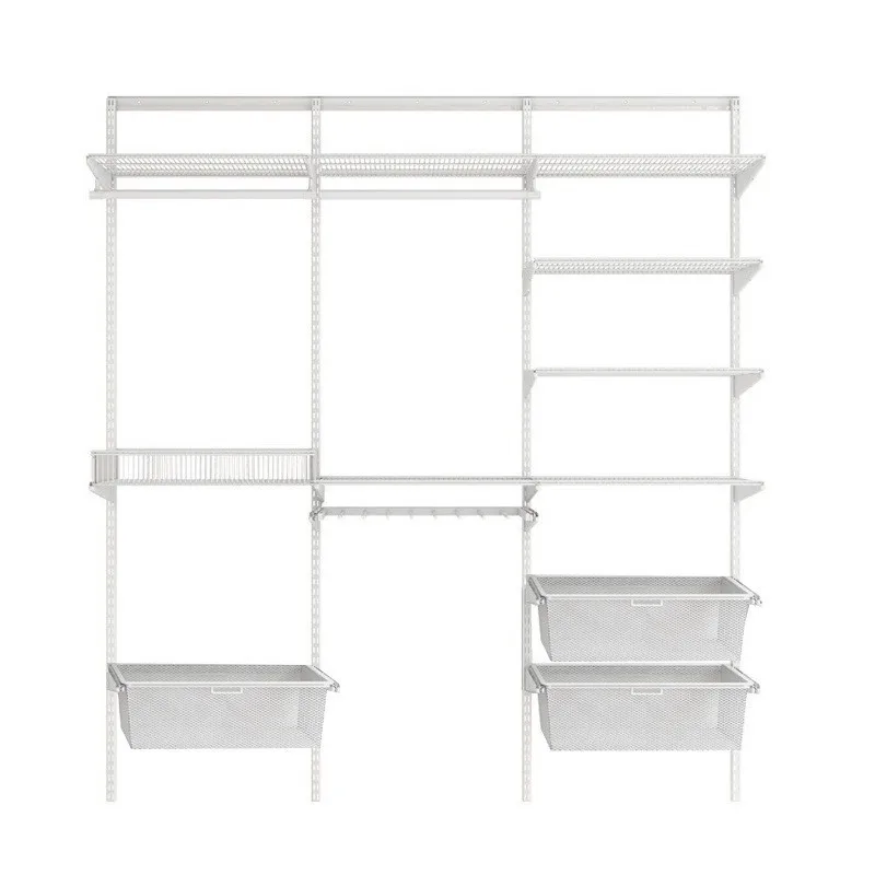 

Open cloakroom, household, hanger, storage, simple, combination