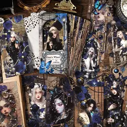 20 pcs Vintage Gothic character base collage and paper material paper European ledger decoration Scrapbooking Material