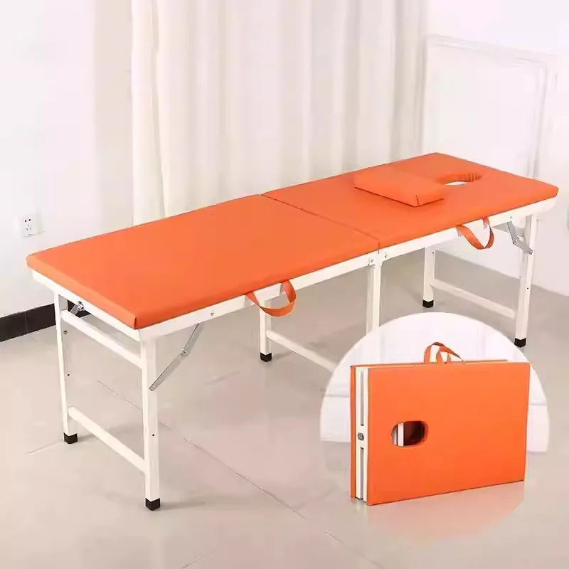 Stainless Steel Ventilation Lightweight Vibrator Body Massage Tool Bed Table Thai Portable Folding Tables Sommeil Lashmaker