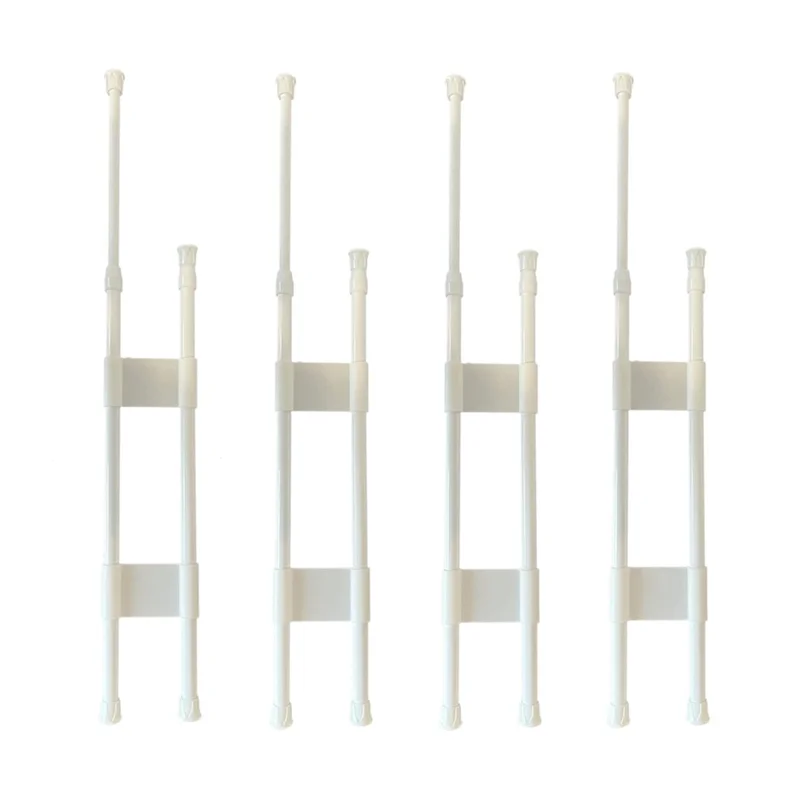 

ABMR-4PCS Регулируемые натяжные стержни для холодильника Rv Бары для холодильника Rv для хранения еды, напитков, аксессуары для холодильника Rv