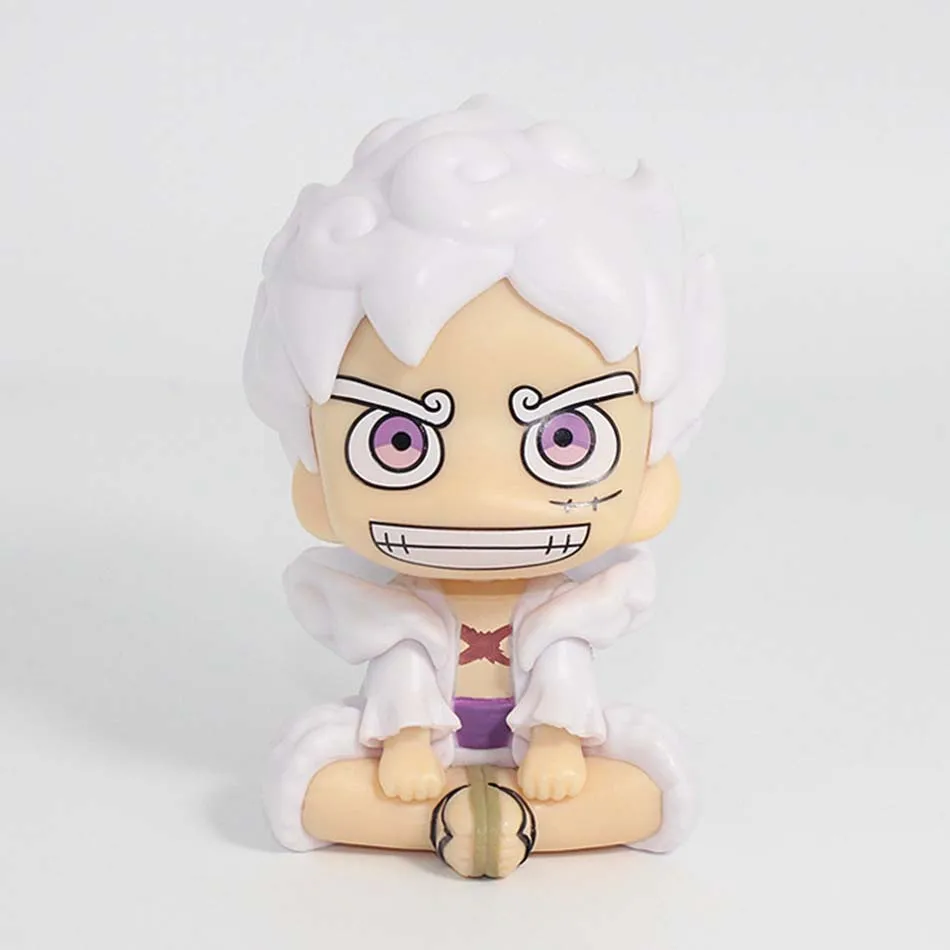 Figurka anime ONE PIECE, 9 cm, Gear 5 Monkey D. Luffy, figurka akcji w wersji Q, figurka Luffy, kolekcjonerski model z PVC, zabawka.