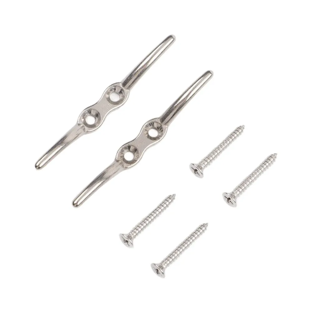 2pcs Winder With Screws Flagpoles Ropes Plastic Safety Cord Cleats Transparent Boats For Blinds Sun Shades Window Home Office