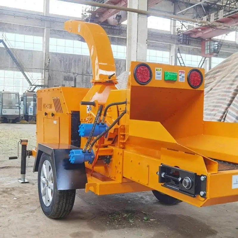 Wood Chipper Shredder Heavy Duty Outdoor Log Brush Processing Tool