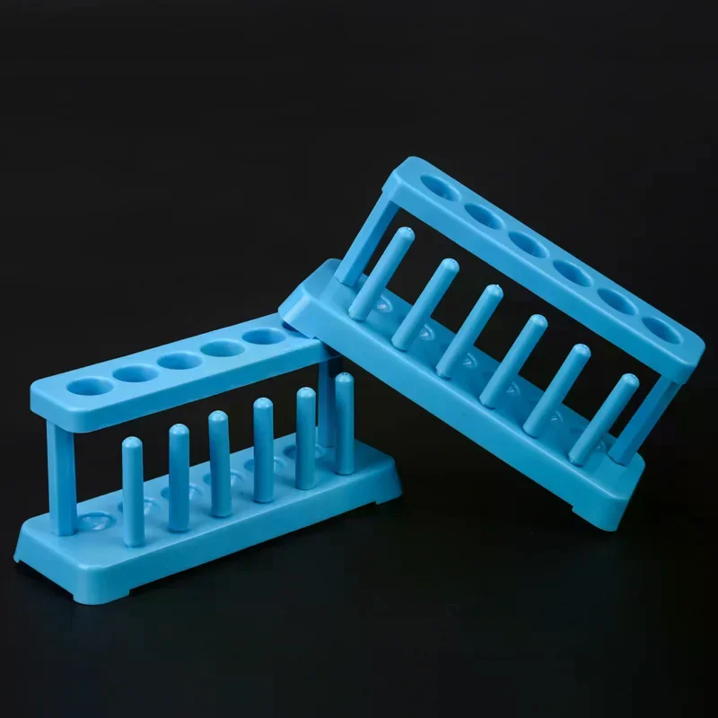 1Pcs Plastic Test Tube Rack Detachable Portable Lab Equipment Teaching Supplies Science Lab Vial Holder Tube