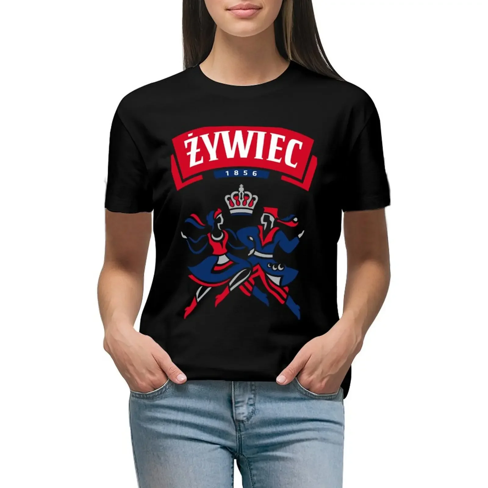 Zywiec Polska Beer - Polish T-Shirt new edition hippie clothes Aesthetic clothing t shirts for Women graphic