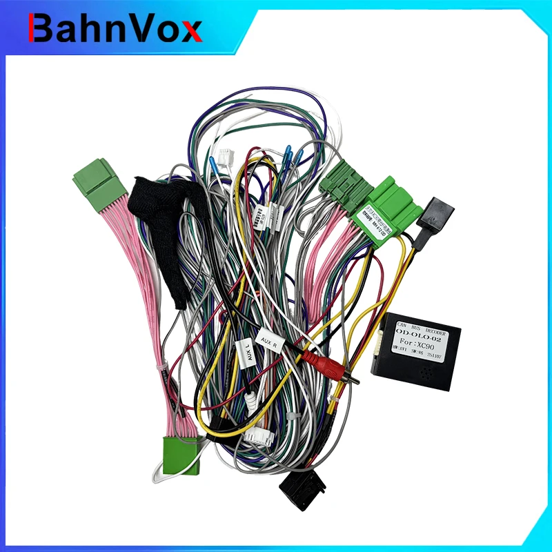 Canbus box OD-VOLVO-02 Adaptor For Volvo XC90 2004-2014 With Wiring Harness Cable Android Car Radio Stereo DVD Android