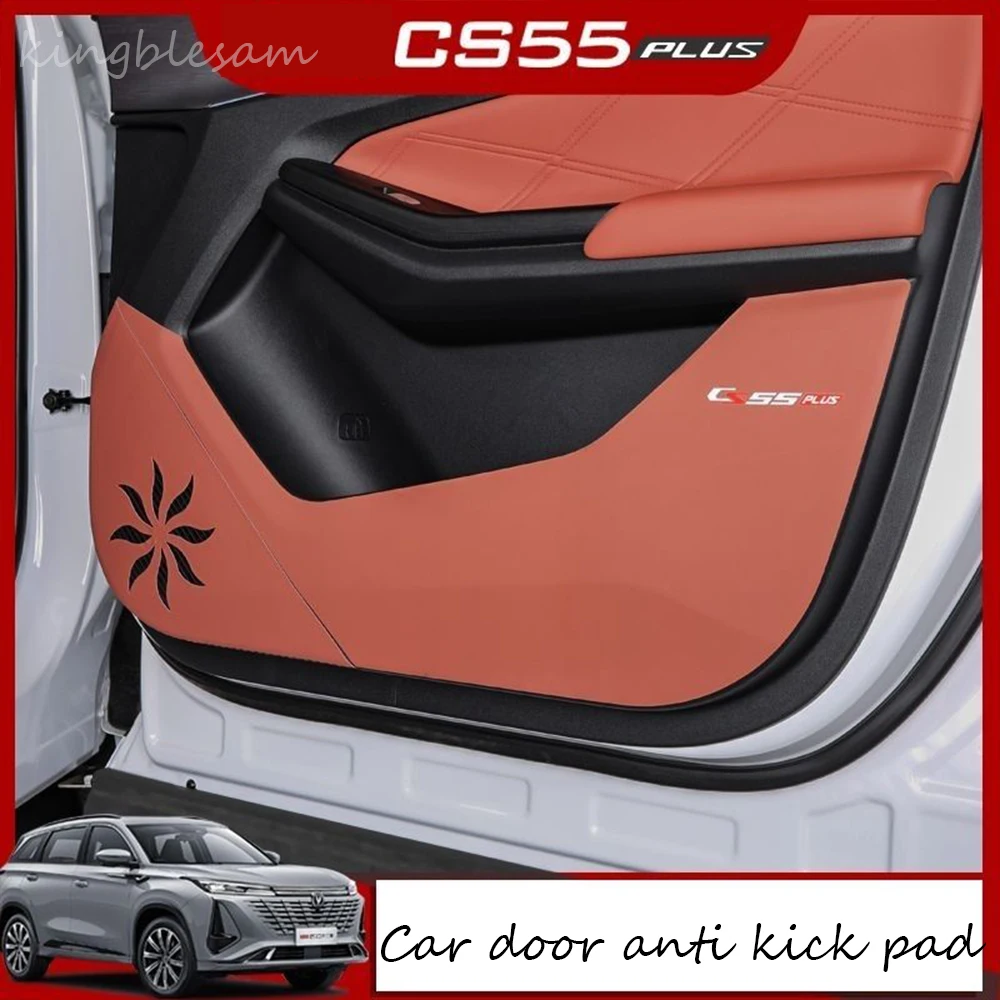 

FOR CHANGAN CS55 PLUS CS55PLUS 3th 2024 Car Door Protector Pad Door Anti-dirty Pad Anti Kick Mat Decoration Strip Accessories