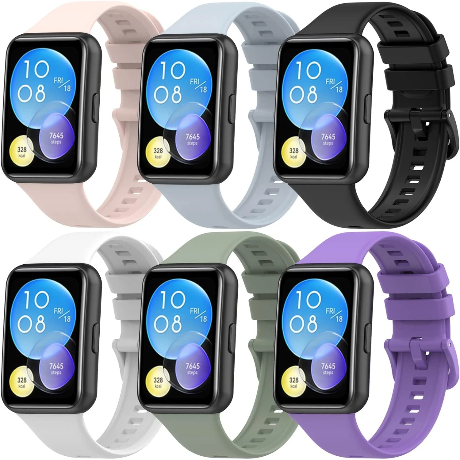 Enhance your watch style and comfort with premium, waterproof, and stylish adjustable silicone bands - perfect for active indivi