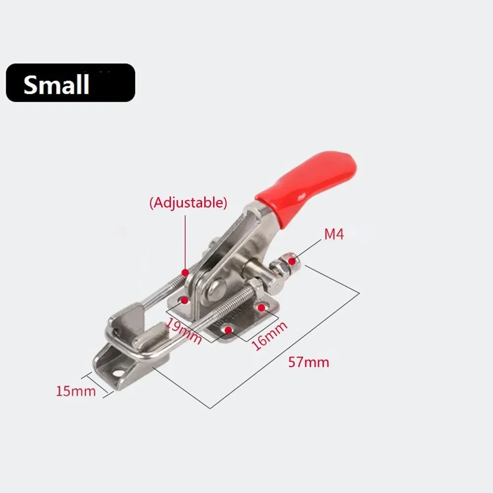 Equipment Toggle Clamp Woodworking Workshop Durable Easy To Install GH-431 Galvanized Iron Red GH-40323 GH-421 Good Carrying