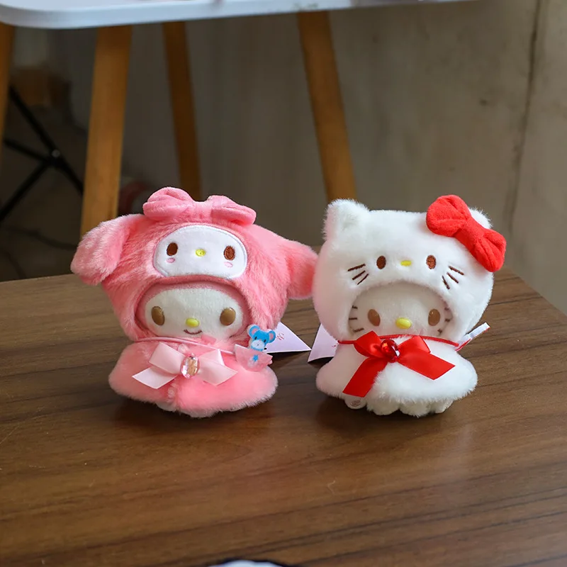 New Hot Labubu HelloKitty Clothes Suit Sitting Party Labubu Cape Dress The Monsters Vinyl Doll Outfit Clothing Hat Accessories