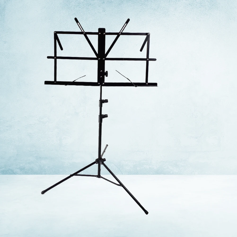 

Guitar Stand Metal Music Steel Holder Tripod Adjustable Collapsible Stands Portable Folding