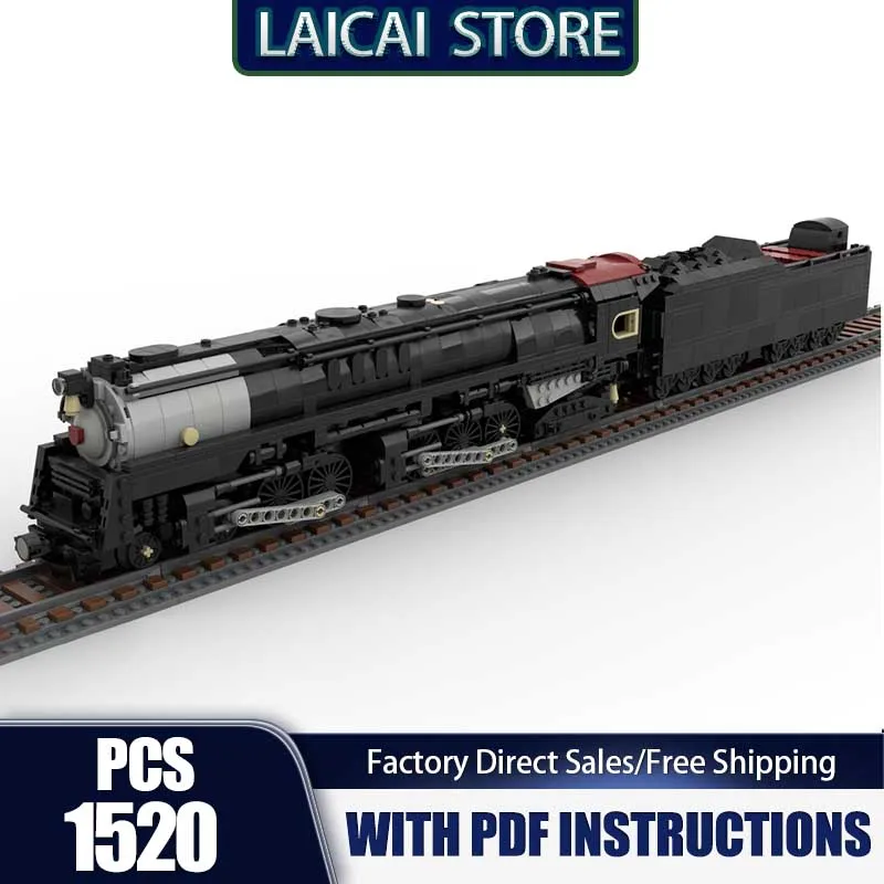 

Модель железнодорожного поезда Moc Building Bricks PRR Q2 Class Duplex Паровоз Модель Технология Блок Игрушка DIY Набор Сборка Подарок