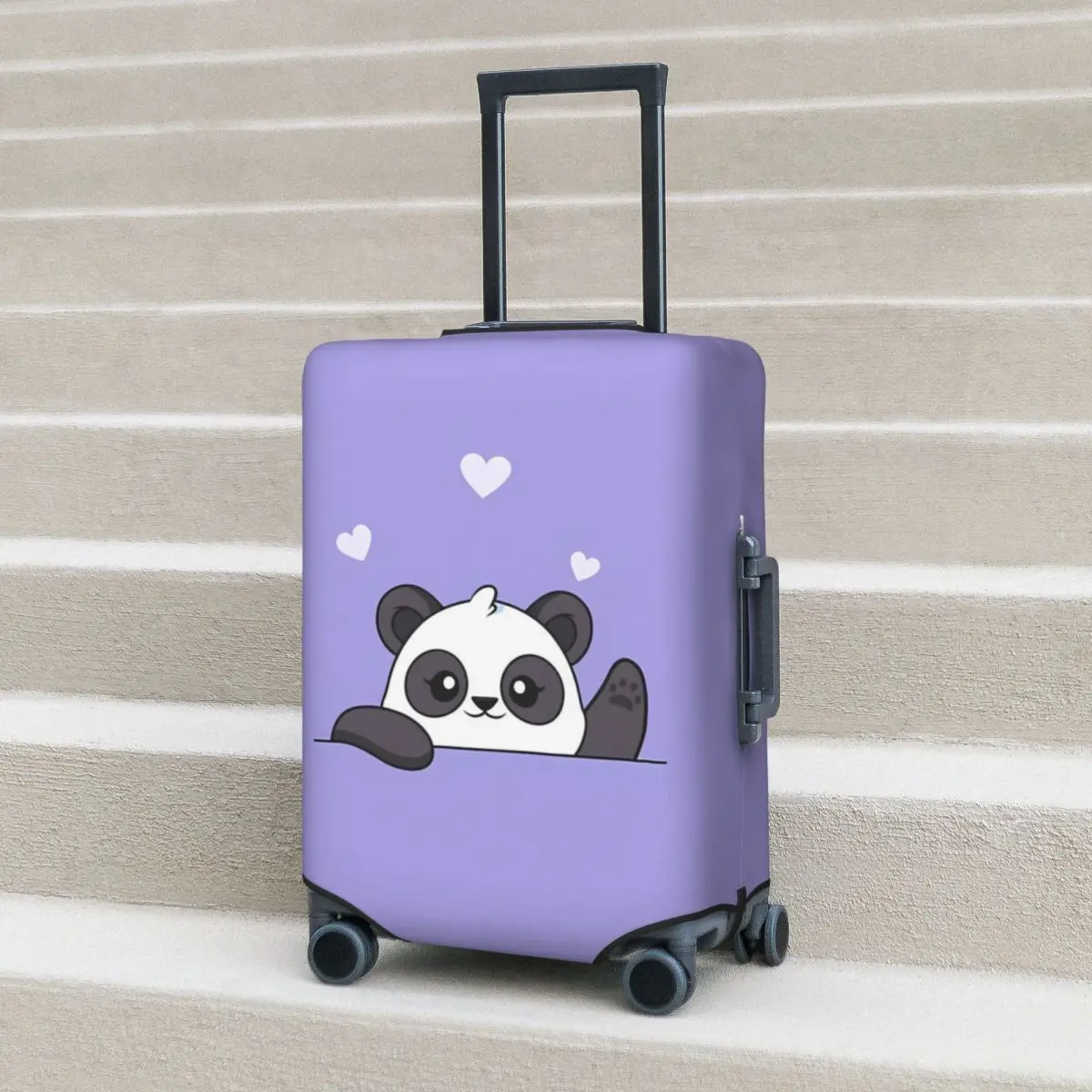 

Cute Panda Luggage Cover Funny Cartoon Flight Travel Strectch Animal Luggage Supplies Protector Christmas Gift