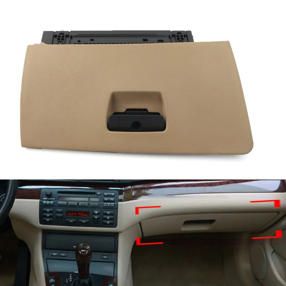 Car Glove Box Storage Compartment Replacement For BMW 3 Series E46 4 Door 1999 2000 2001 2002 2003 2004 2005 LHD Only